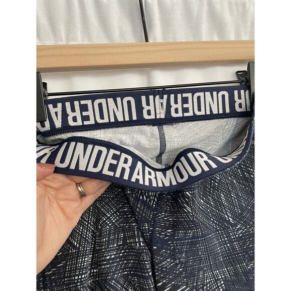 Under Armour Charged Cotton Leggings Blue and White Print Women's Small *Read - Picture 7 of 7